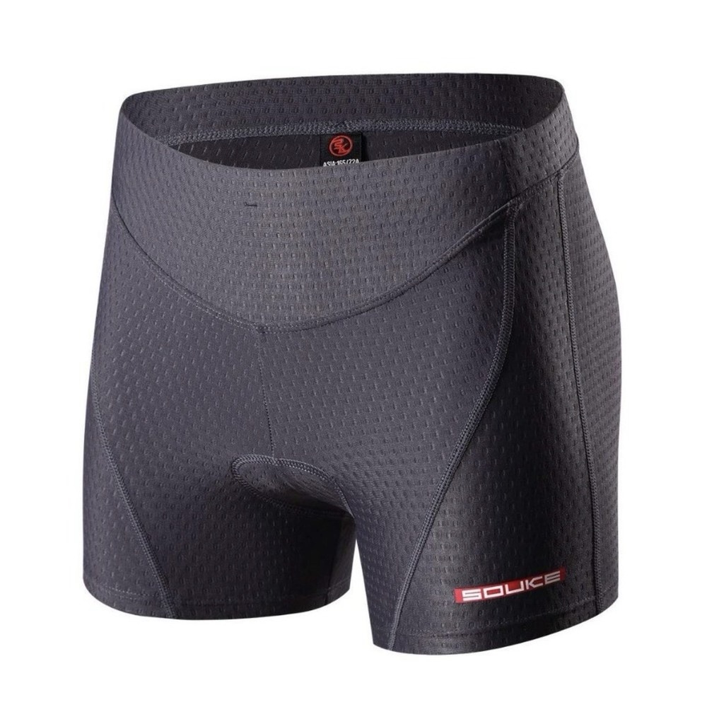Souke Sports Women Grey 3D Padded Cycling Underwear Shorts PS6011 Size M NWT